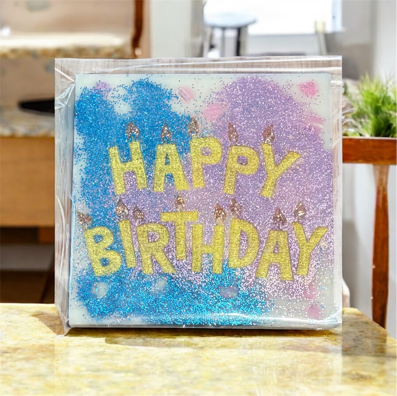 Happy Birthday Wax Melt Slab