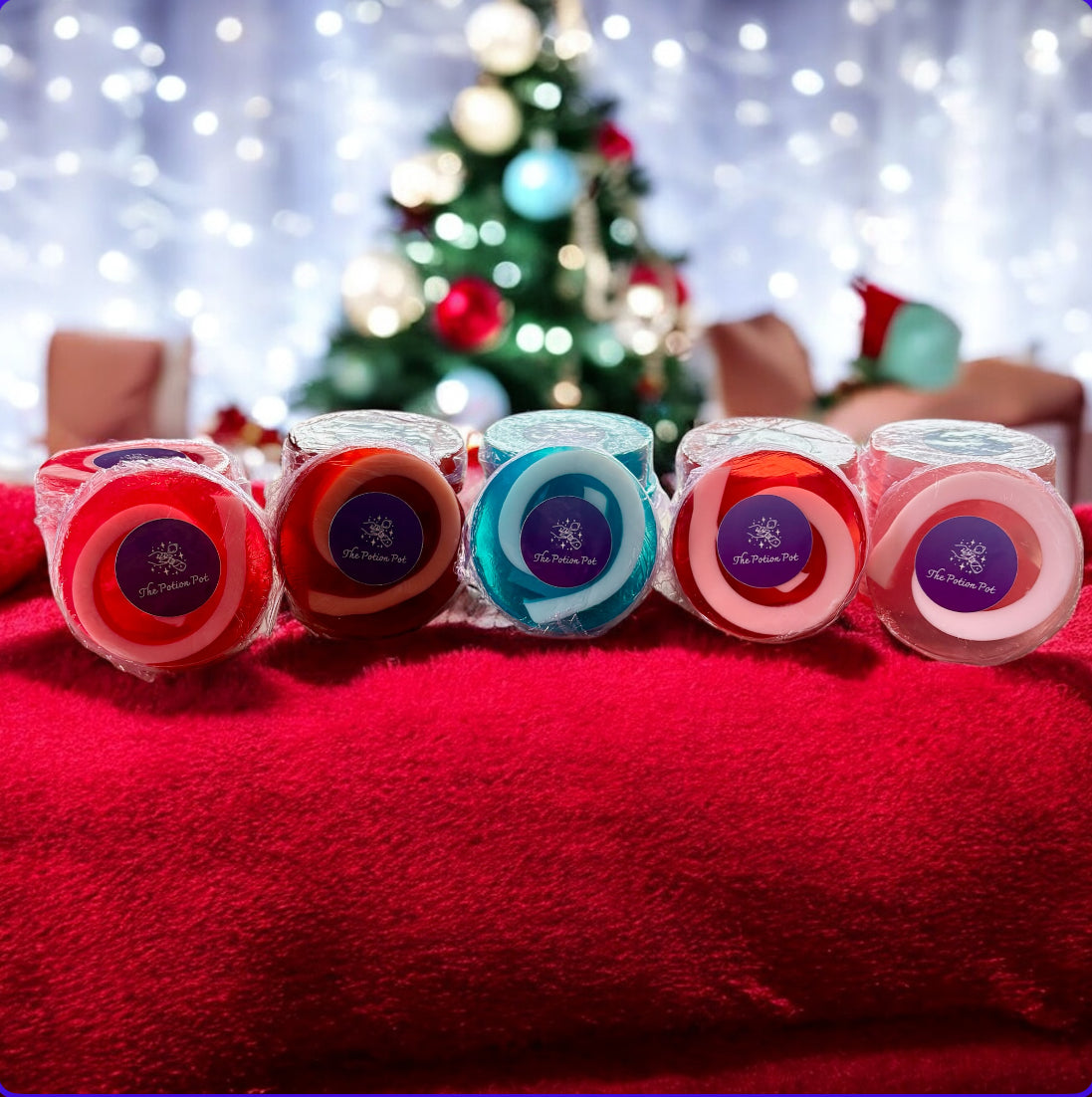 Festive Soap Swirls