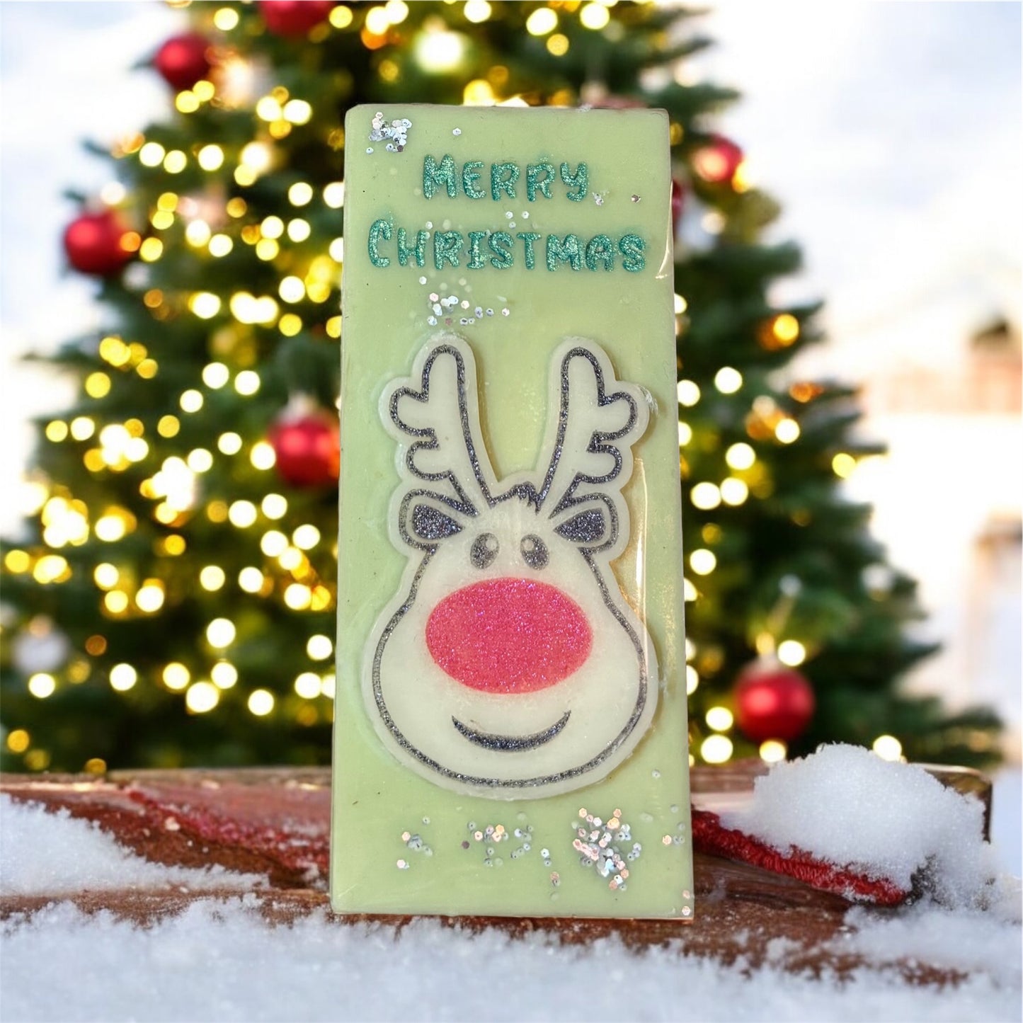 Merry Christmas Wax Melt Snap Bar