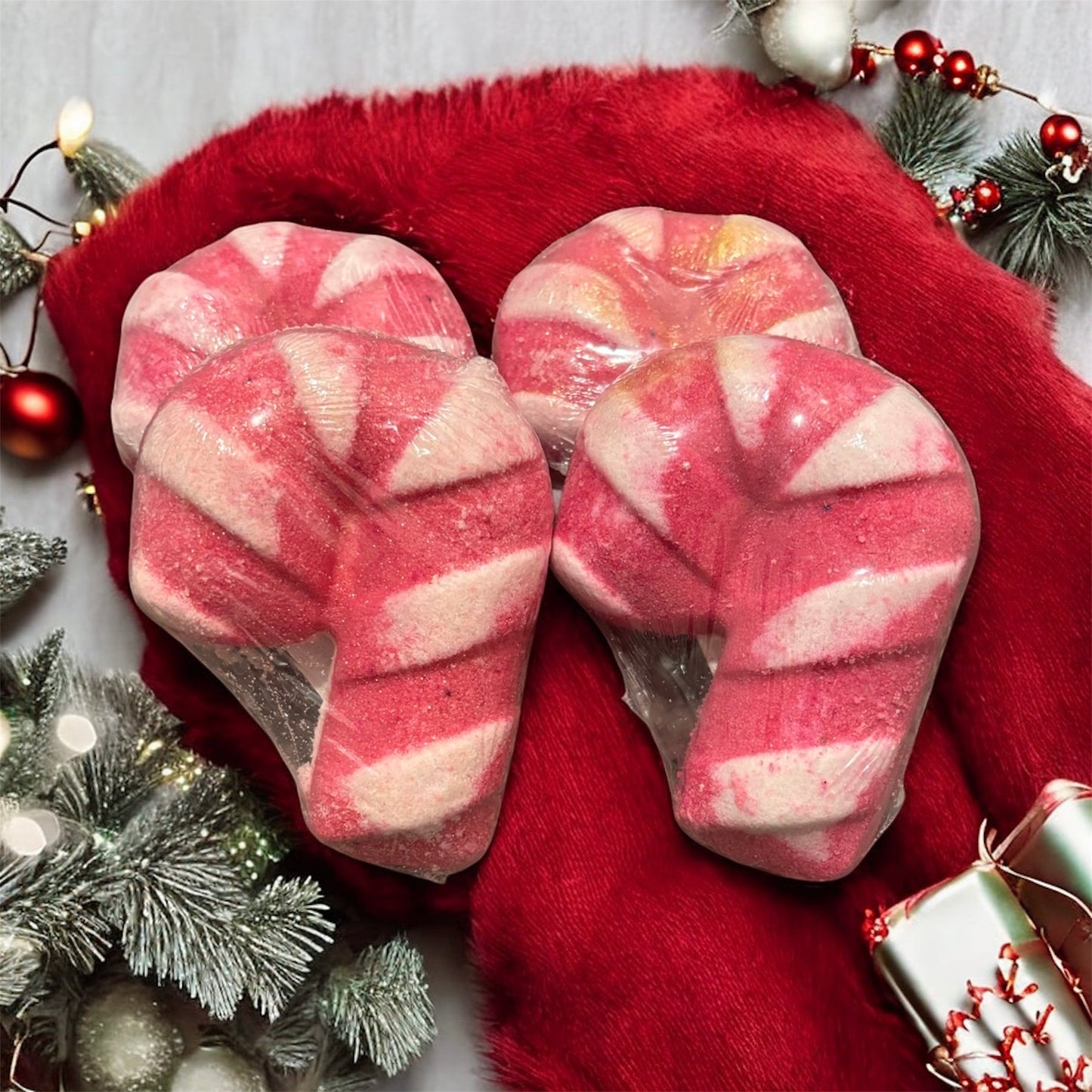 Candy Cane bathbomb