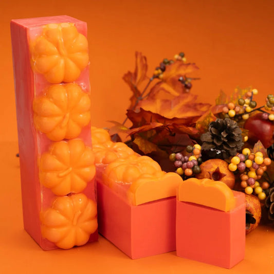 Pumpkin Spice Soap Slice